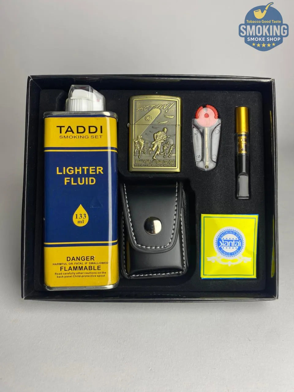 🔥 Smoking Set – طقم ولاعة زيبو فاخر