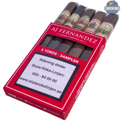 AJ Fernandez 5 Toros Sampler — مجموعة سيجار AJ Fernandez 5 Toros Sampler 
