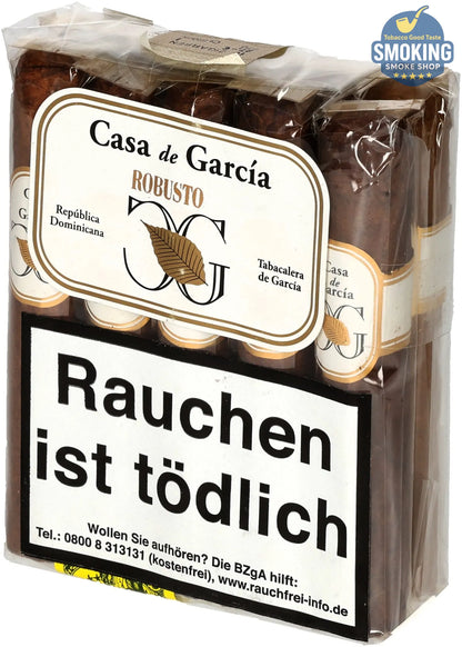Casa de García Robusto Conn 10 — سيجار كاسا دي جارسيا روبوستو (عبوة 10 سيجار)