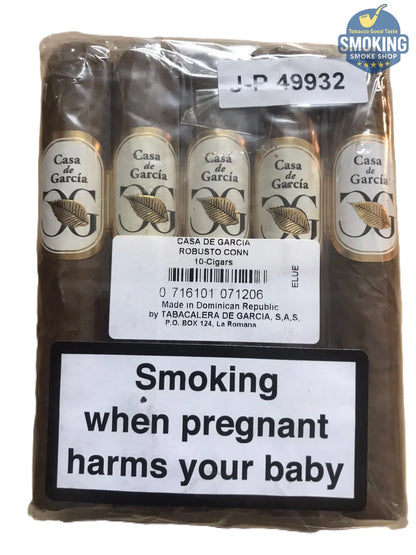 Casa de García Robusto Conn 10 — سيجار كاسا دي جارسيا روبوستو (عبوة 10 سيجار)