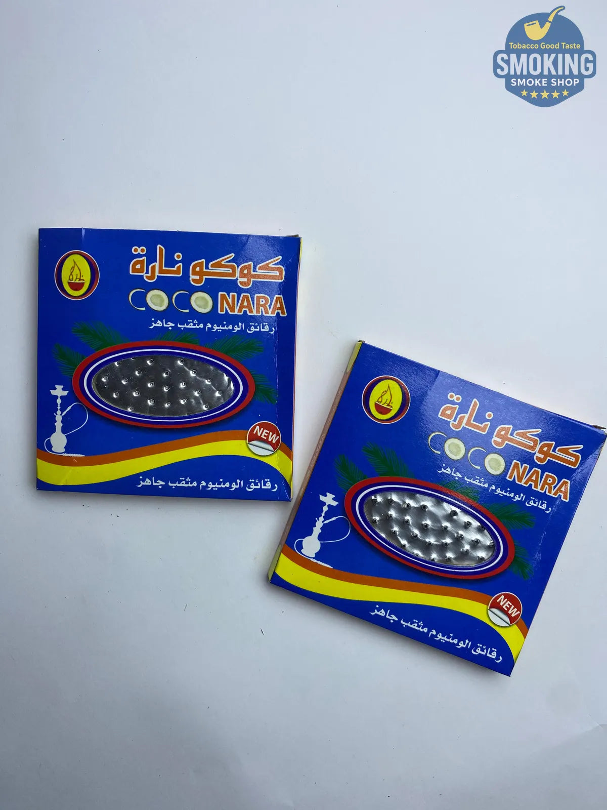 🌀  كوكو نارة سلوفان الشيشة مثقوب جاهز - رول كامل — Coco Nara & Roll Foil 
