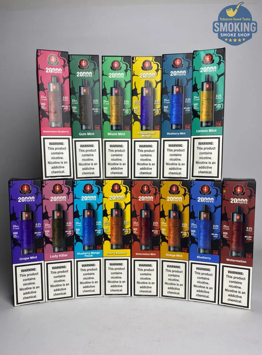 AMY Deluxe 20000 Puffs — بود ديسبوزبول شيشة ايمي ديلوكس ٢٠٠٠٠ سحبة