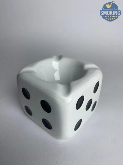 🔥 منفضة سجائر سيراميك علي شكل نرد — Dice Ceramic Ashtray