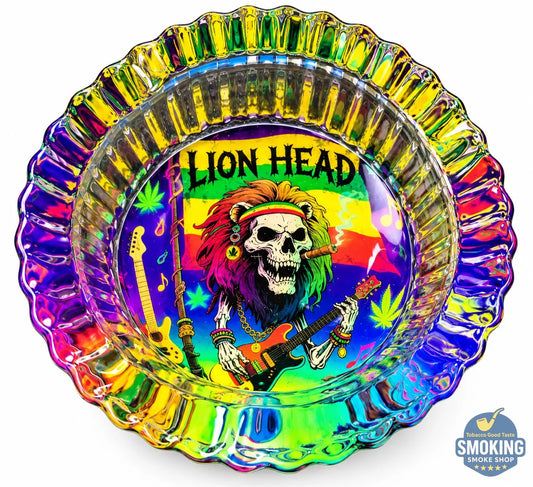 HoneyPuff Glass Ashtray — طفاية سجاير زجاجية صغيرة من هوني بَفّ 🌀🔥