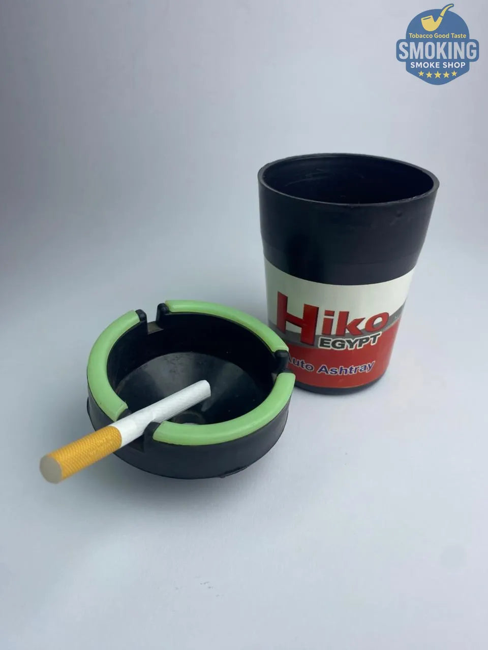 Hiko Egypt Auto Ashtray — طفاية سجائر هيكو مصر أوتو للسيارة او المكتب  🚬🖤💚