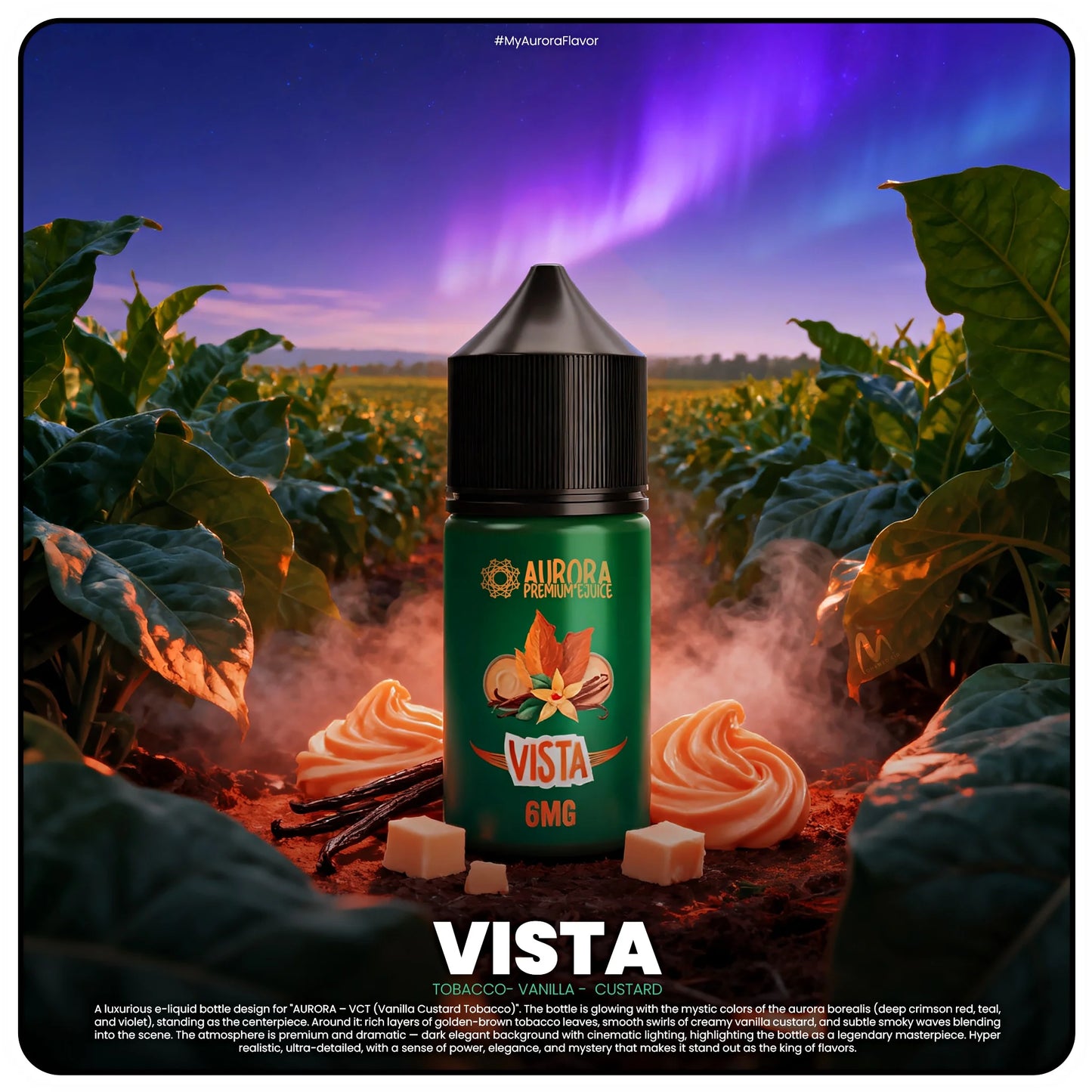 Aurora Liquid MTL 30 ML ارورا ليكويد سحبة سيجارة 30 ملي 