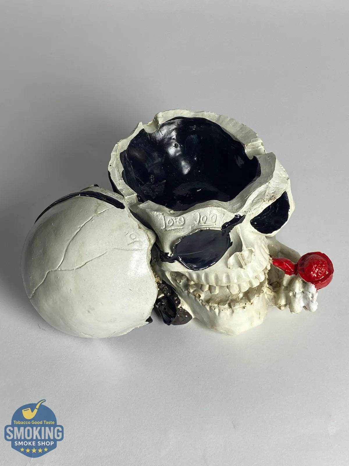 طفاية سجاير خزف ستايل جمجمة | Resin Novelty Ashtray Collection