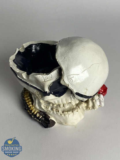 طفاية سجاير خزف ستايل جمجمة | Resin Novelty Ashtray Collection