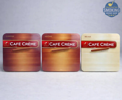 CAFÉ CRÈME Metal Tin 10pcs — كافيه كريم ليتل سيجار عبوة معدنية 10 قطع نكهات مختلفة