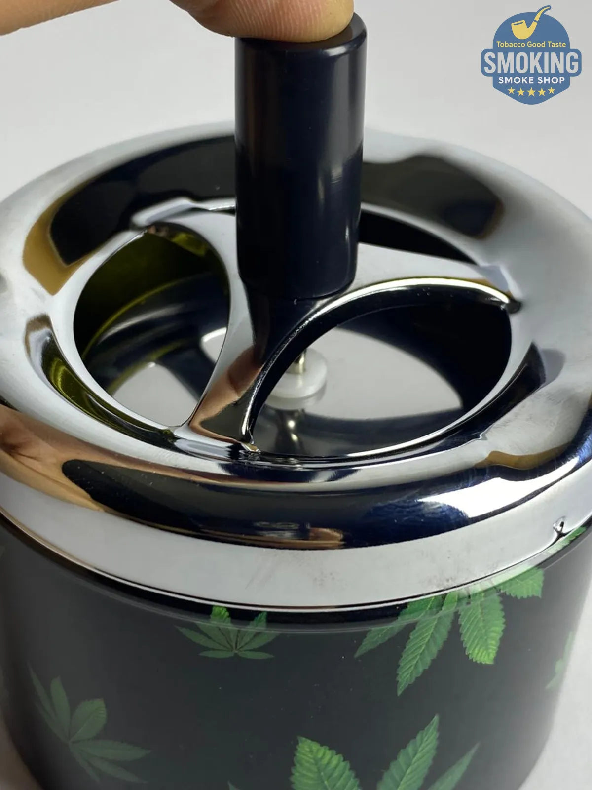Metal Spinning Ashtray — طفاية سجائر معدنية دوّارة
