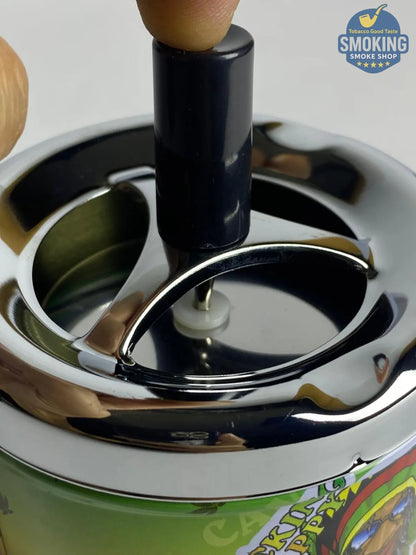 Metal Spinning Ashtray — طفاية سجائر معدنية دوّارة