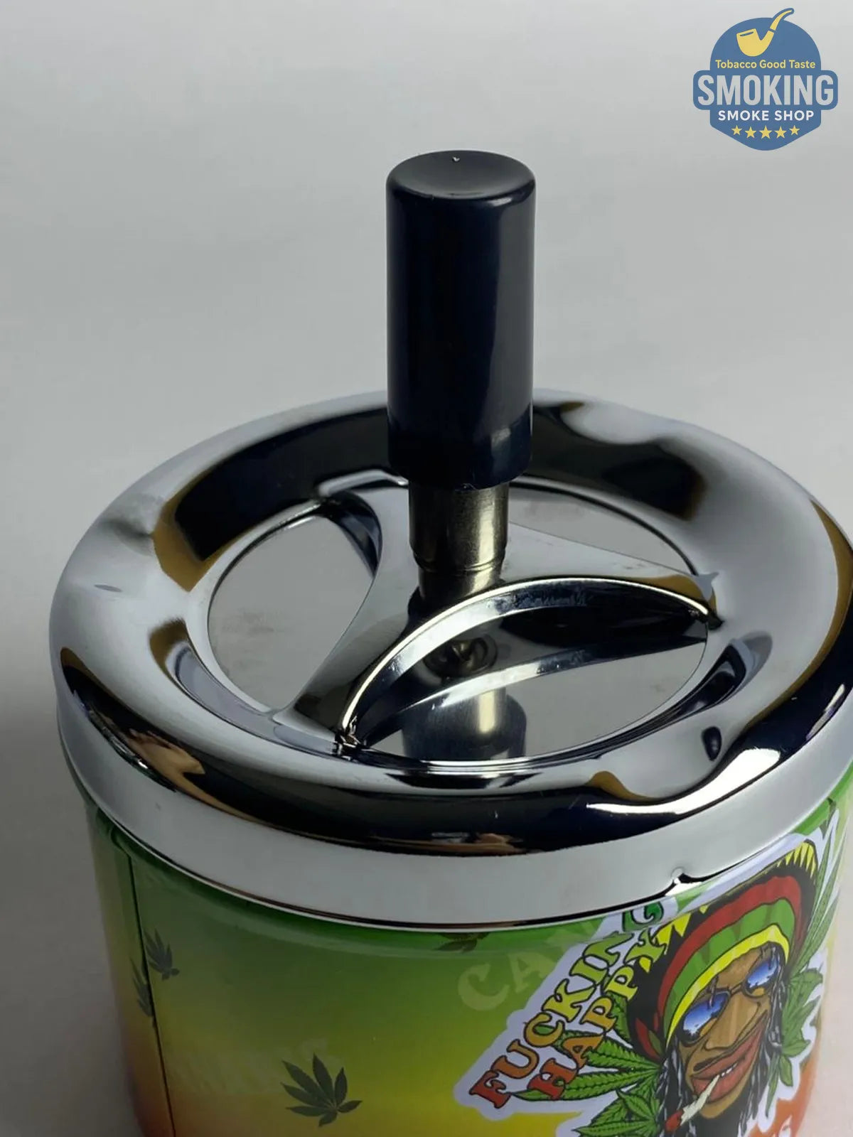 Metal Spinning Ashtray — طفاية سجائر معدنية دوّارة