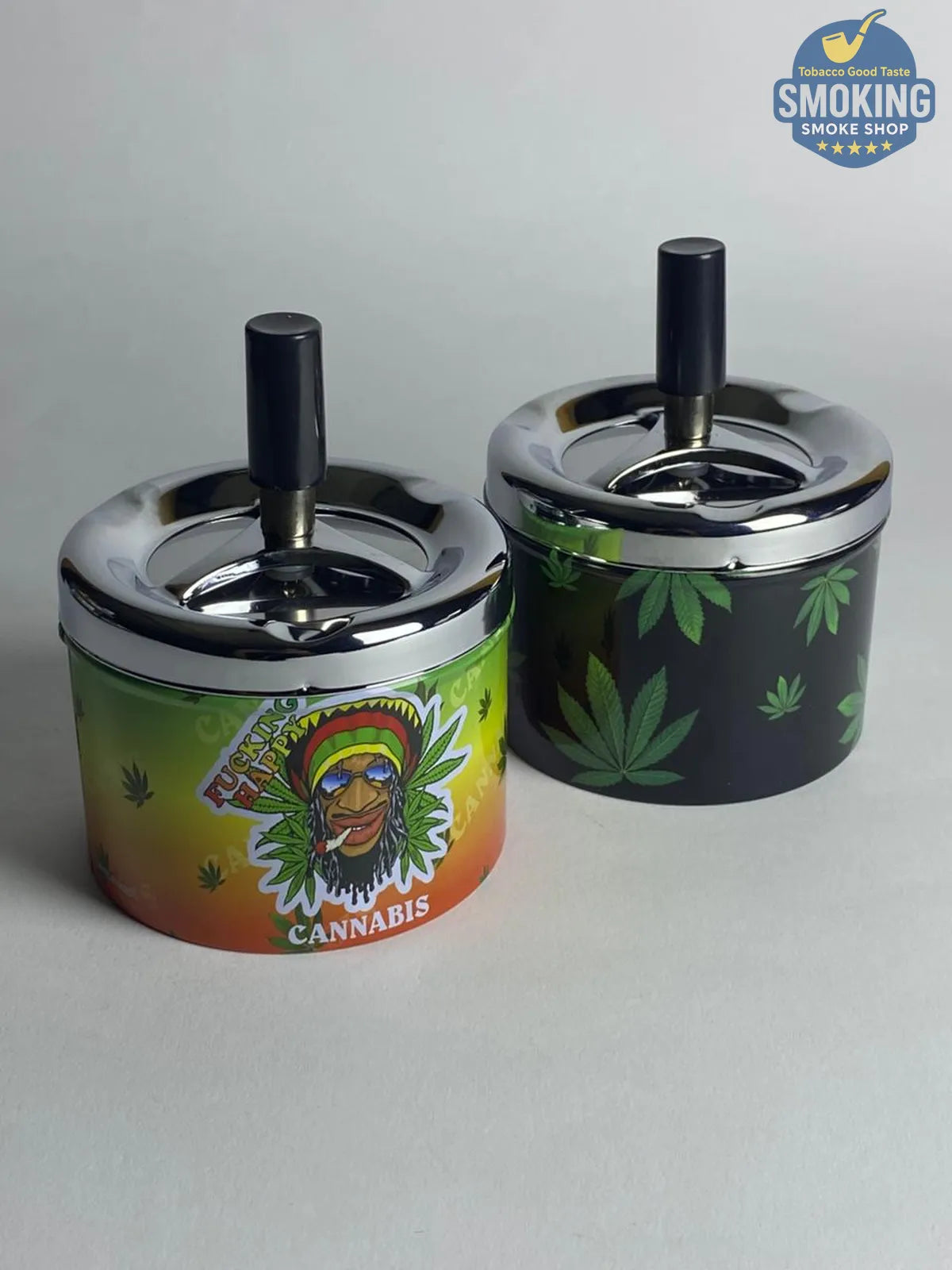 Metal Spinning Ashtray — طفاية سجائر معدنية دوّارة