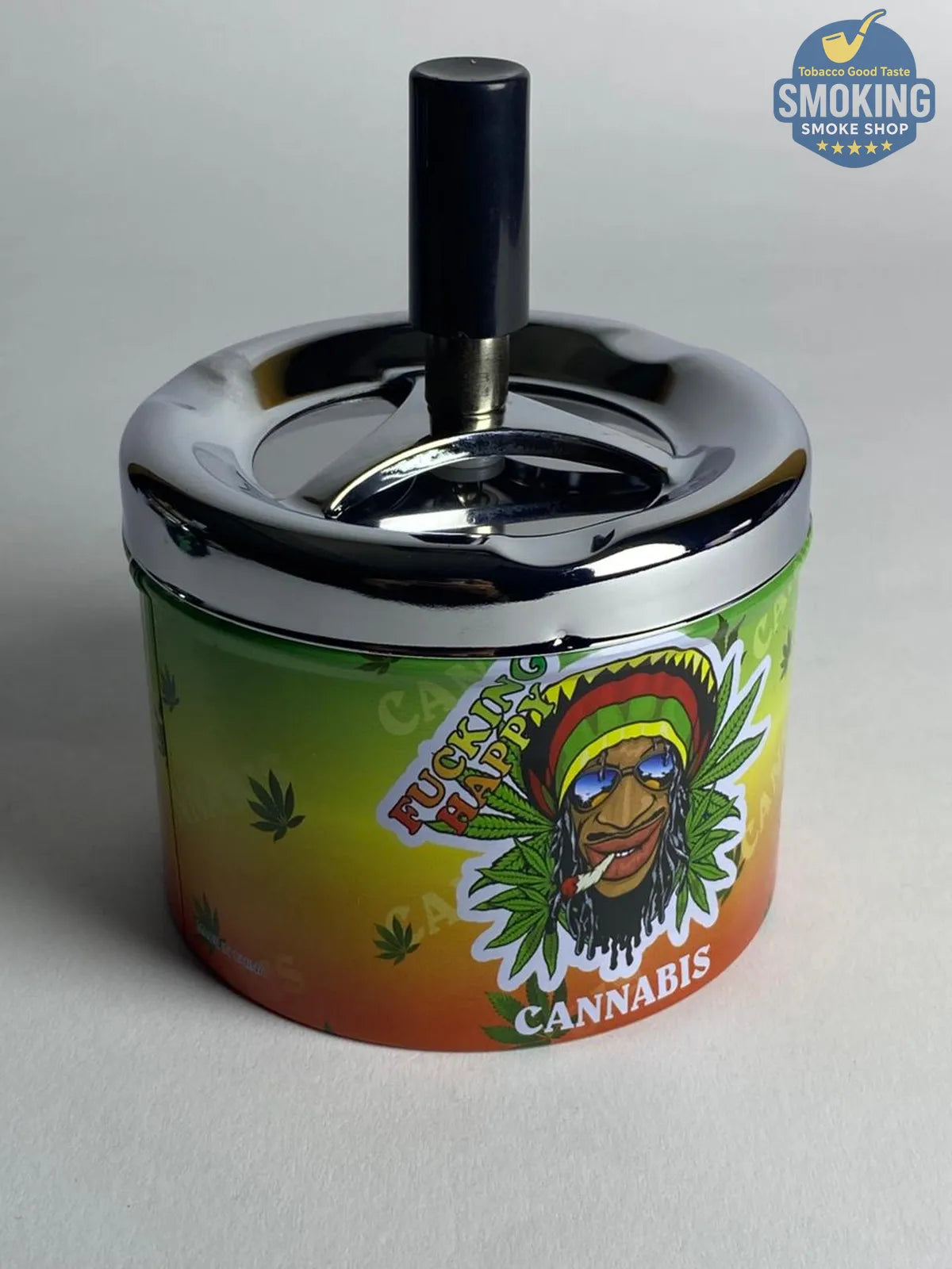 Metal Spinning Ashtray — طفاية سجائر معدنية دوّارة