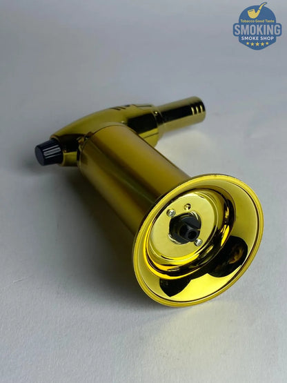 Torch Lighter – ولاعة تورش ذهبية فاخرة لإشعال الفحم – ولاعة شغالة بقوة