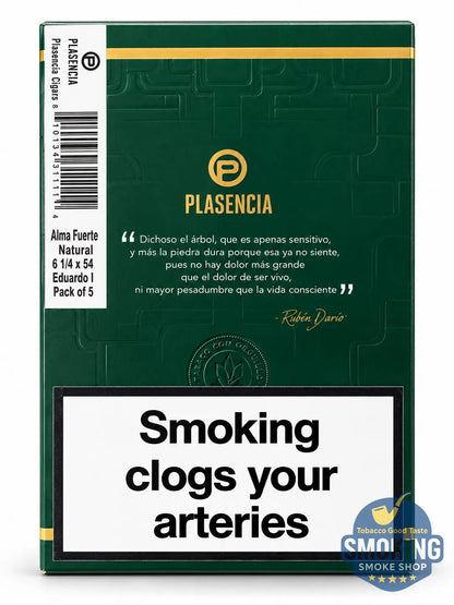 Plasencia Alma Fuerte Eduardo I Toro Box-Pressed — سيجار بلاسينسيا ألما فويرتي إدواردو الأول علبة 5 سيجار اصدار محدود 