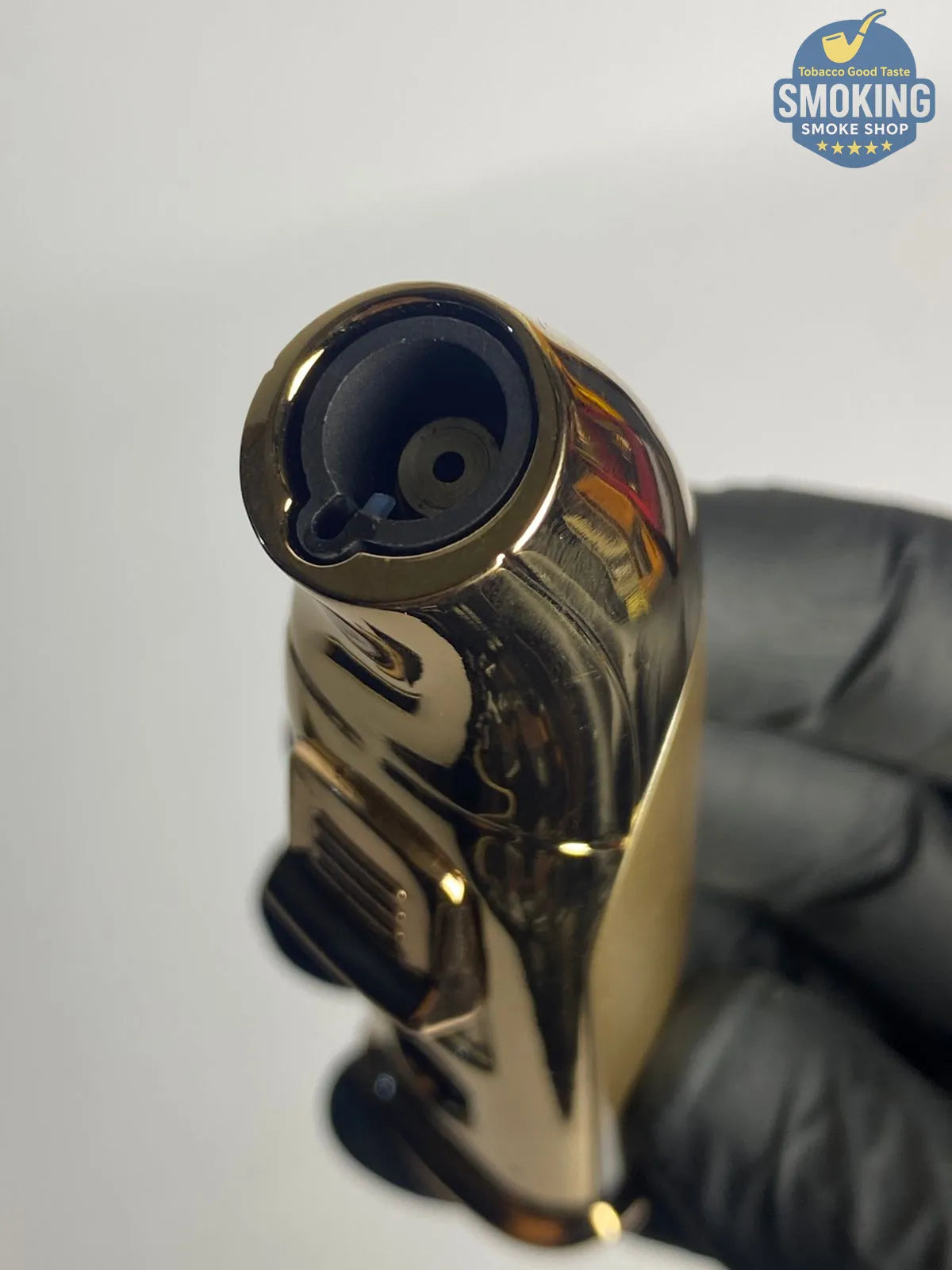 JOBON Pipe Torch Lighter w/ Built-in Cigar Punch — ولاعة بايب تورش من جوبون مع قطّاعة سيجار بنش مدمجة
