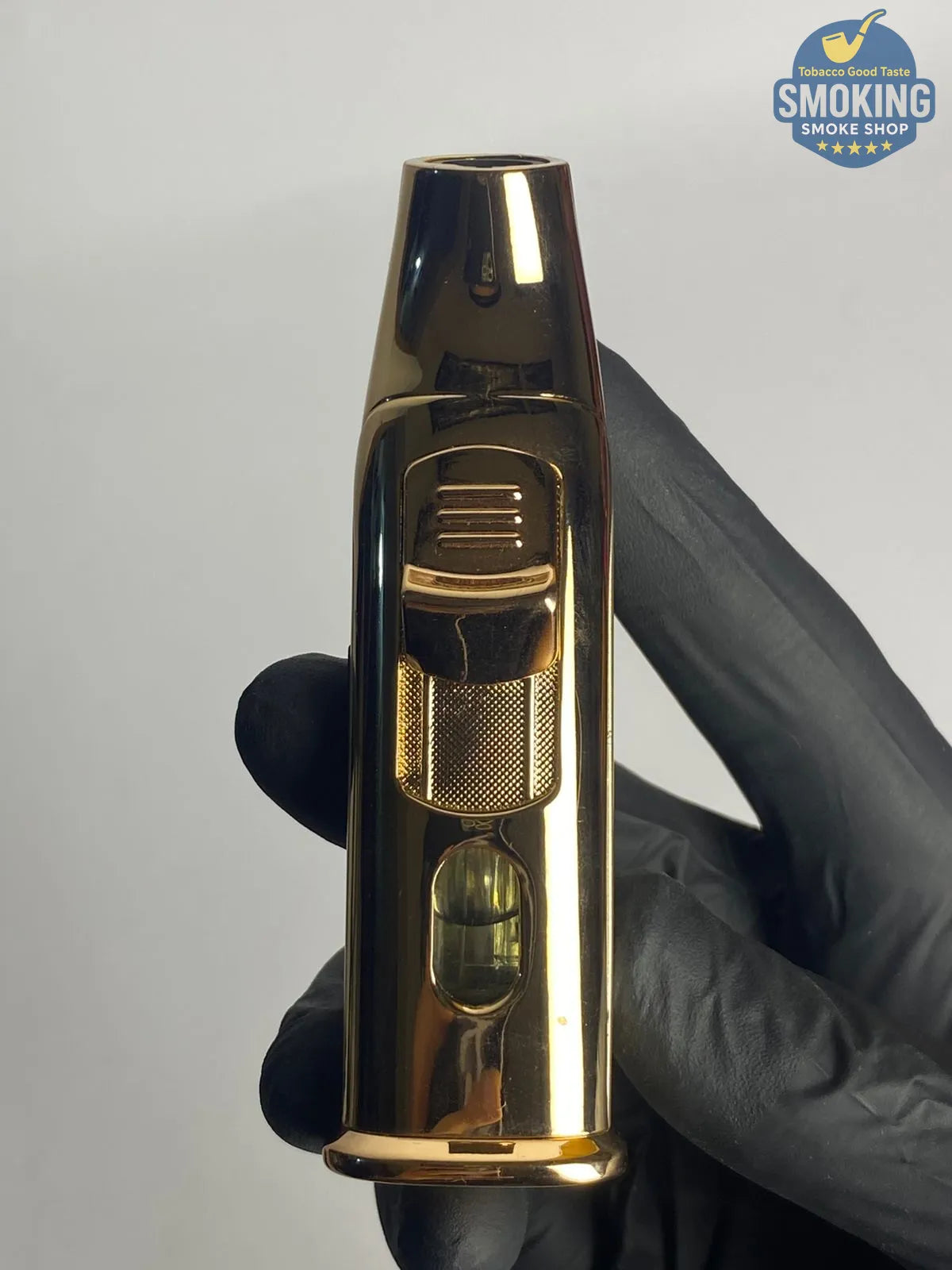 JOBON Pipe Torch Lighter w/ Built-in Cigar Punch — ولاعة بايب تورش من جوبون مع قطّاعة سيجار بنش مدمجة