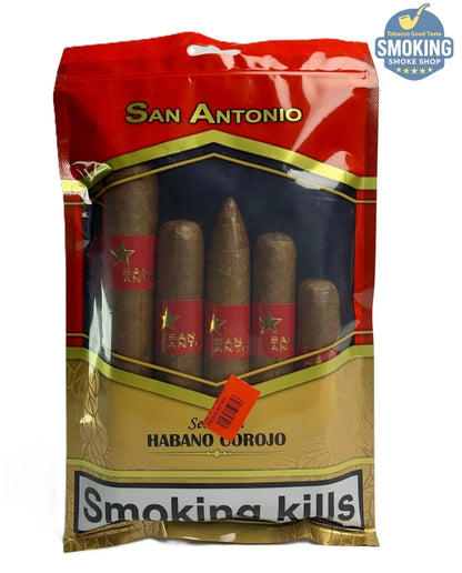 San Antonio Habano Corojo Selection — سيجار سان أنطونيو هابانو كوروجو (تشكيلة 5 مقاسات مختلفة ) 