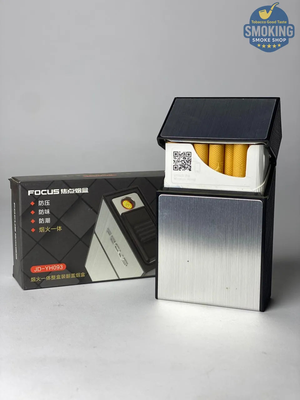 🚬 FOCUS Cigarette Case — علبة سجائر فوكَس الفاخرة