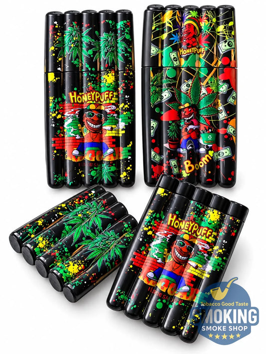 HoneyPuff Joint Holder 5 Tubes — حافظة سجائر لف هاني باف 5 أنابيب