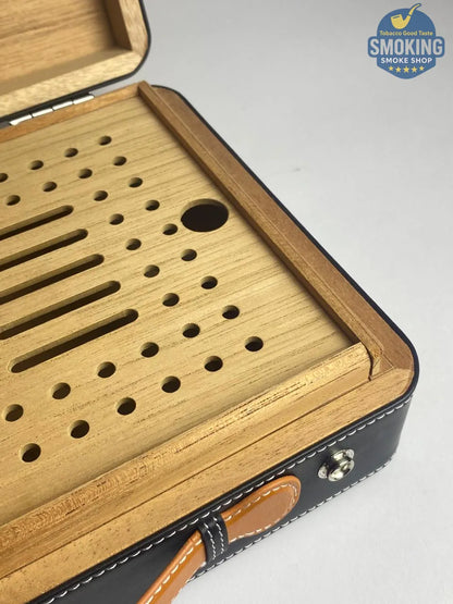 Cigar Humidor Case — حقيبة هيوميدور سيجار محمولة جودة عالية 