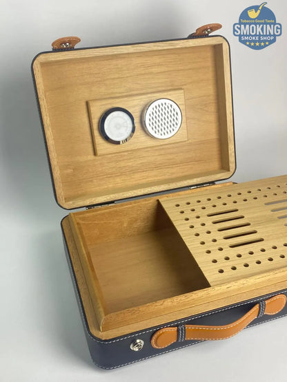 Cigar Humidor Case — حقيبة هيوميدور سيجار محمولة جودة عالية 