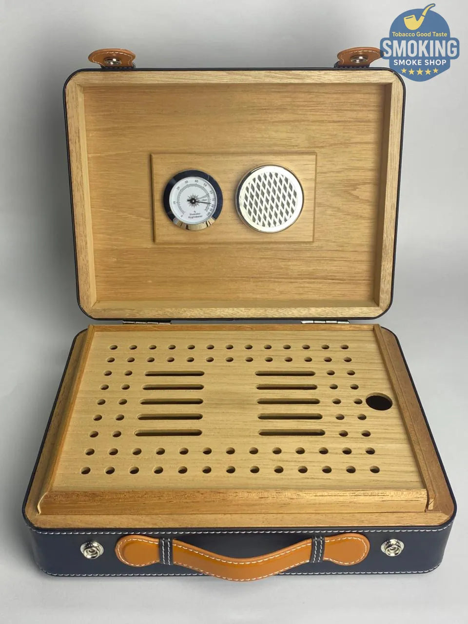 Cigar Humidor Case — حقيبة هيوميدور سيجار محمولة جودة عالية 