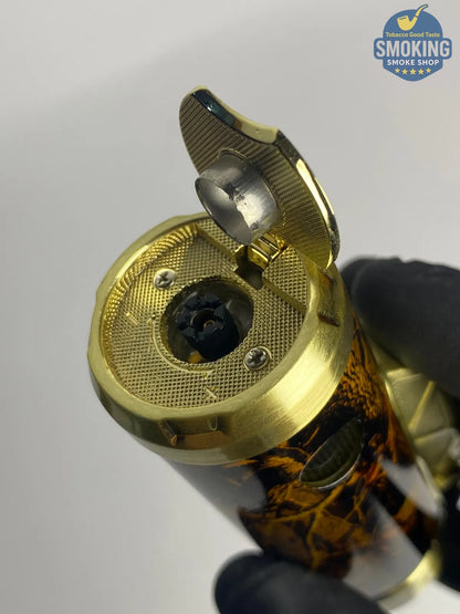 Dual-Function Cigar (Triple Jet ) LIGHTER — ولاّعة سيجار ثنائية الوظيفة (تورش ثلاثي )