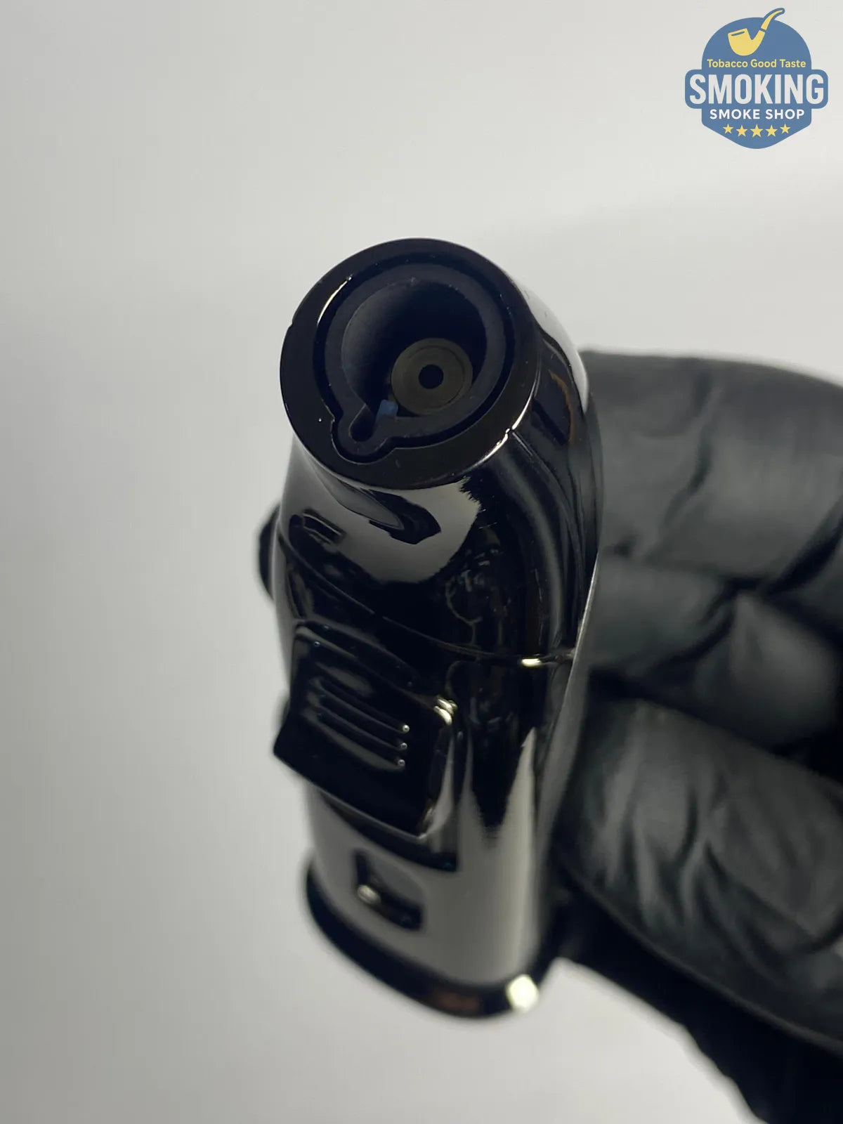 JOBON Pipe Torch Lighter w/ Built-in Cigar Punch — ولاعة بايب تورش من جوبون مع قطّاعة سيجار بنش مدمجة