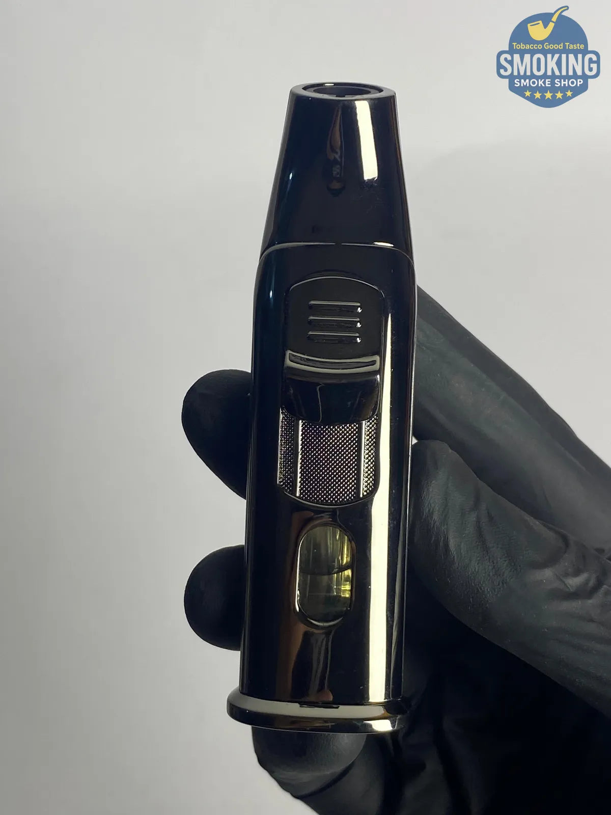 JOBON Pipe Torch Lighter w/ Built-in Cigar Punch — ولاعة بايب تورش من جوبون مع قطّاعة سيجار بنش مدمجة