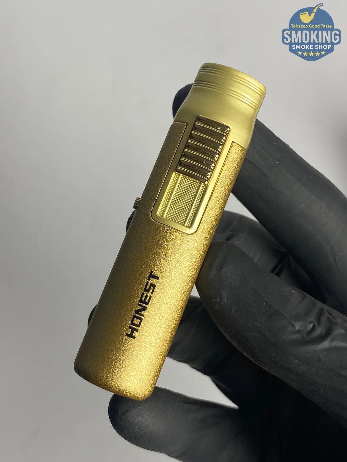 HONEST Single-Jet Torch Lighter – Gold | ولاّعة هونست لهب تورش منفرد – ذهبي