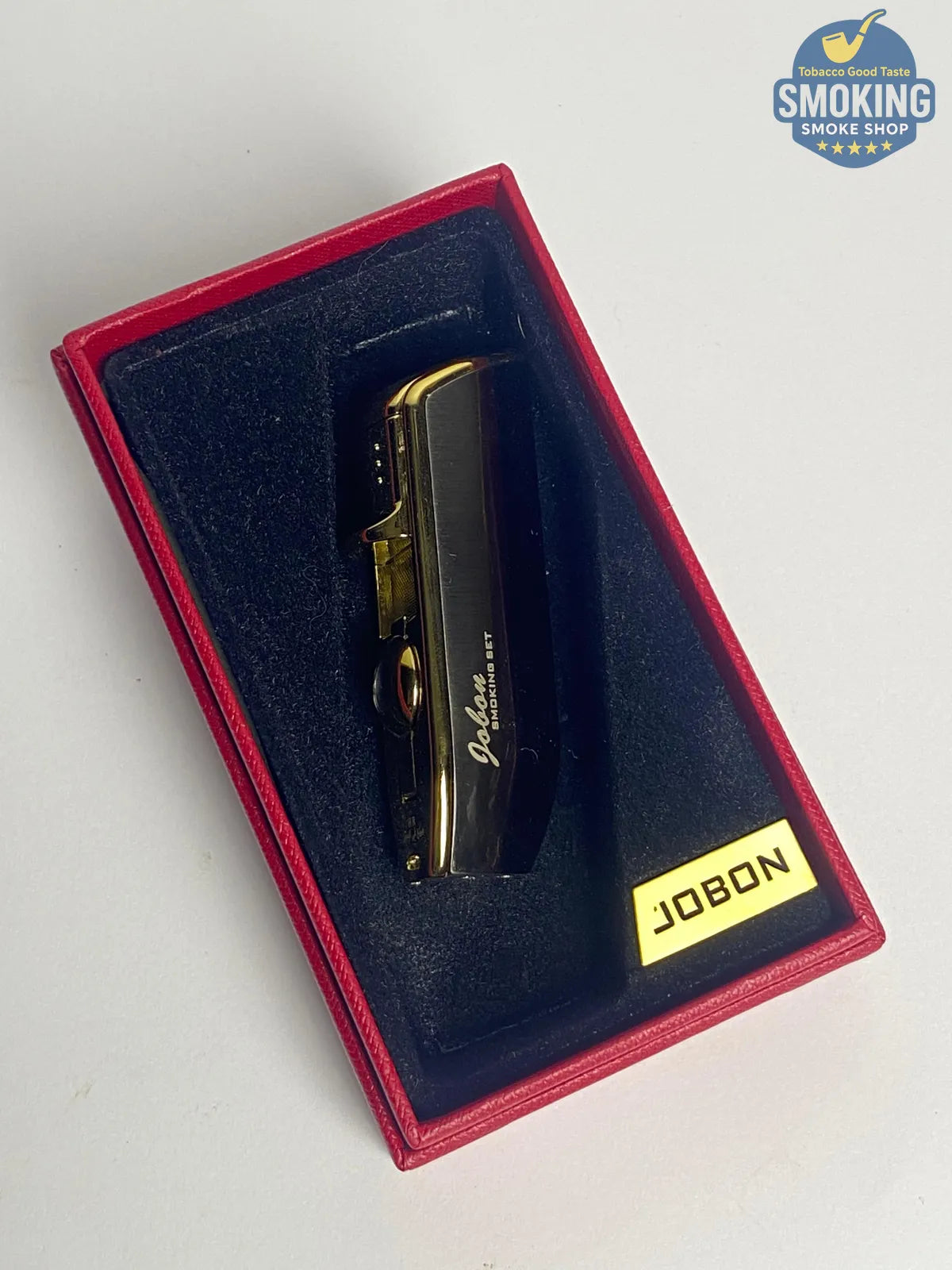 Jobon Triple Jet Cigar Lighter – ولاعة سيجار جوبون تورش ثلاثية مع سيجار بانش مدمج