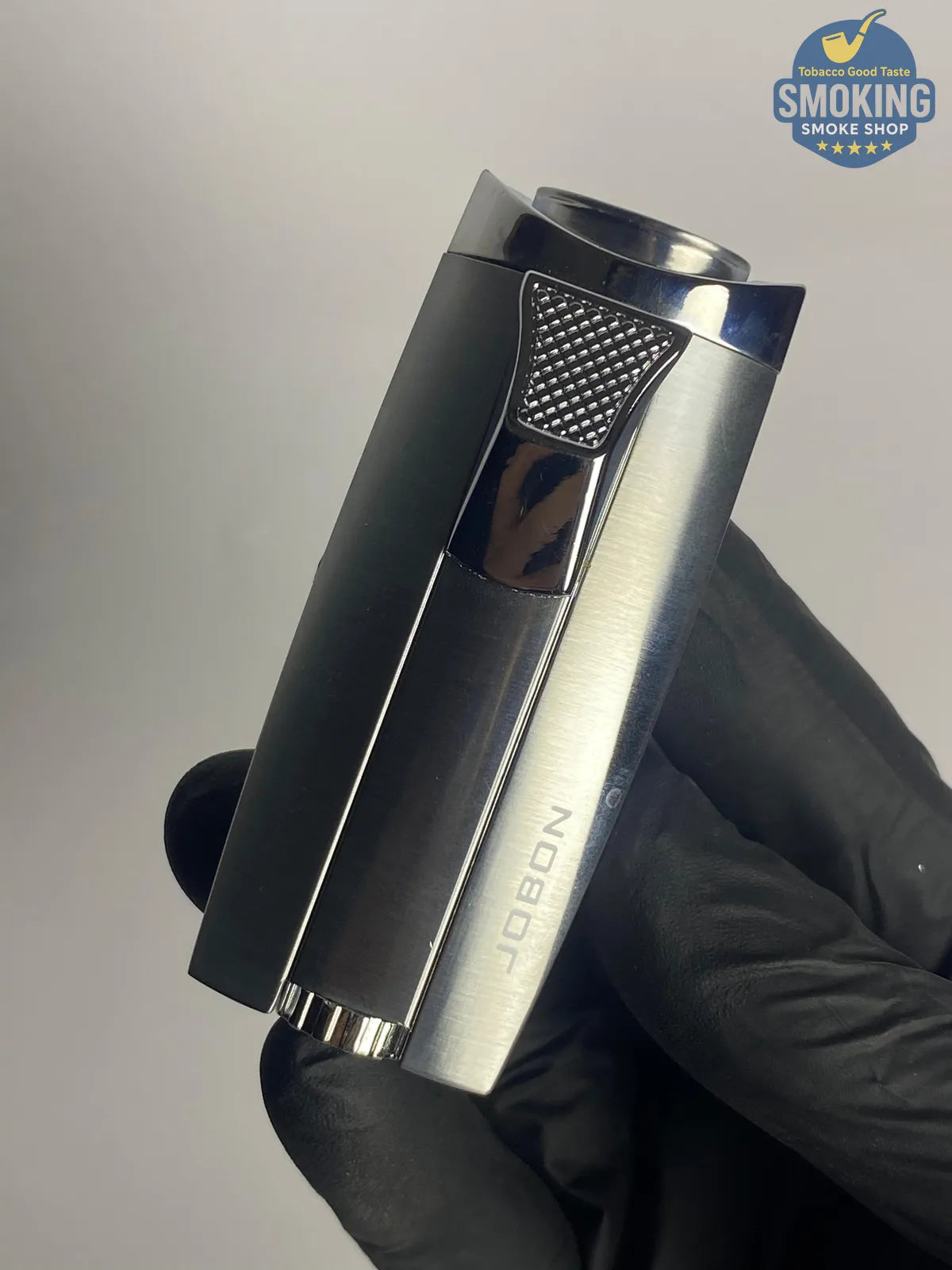 JOBON Dual-Jet Torch Lighter with Built-in Cigar Punch | ولاعة جوبون تورش مزدوجة مع بانشر سيجار مدمج