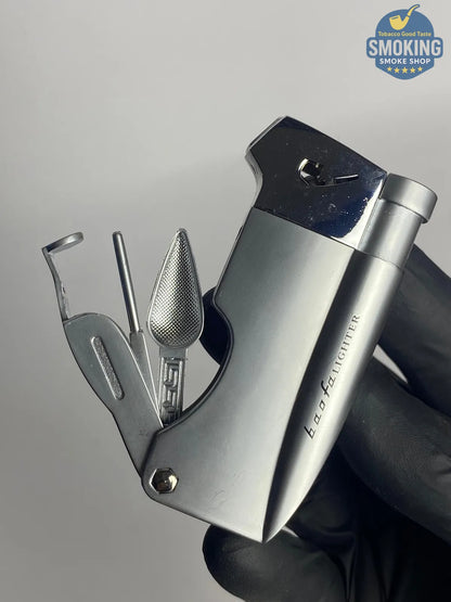 Pipe Lighter (3-in-1 Pipe Tools) — ولاعة بايب بلهب ناعم مع أدوات 3×1