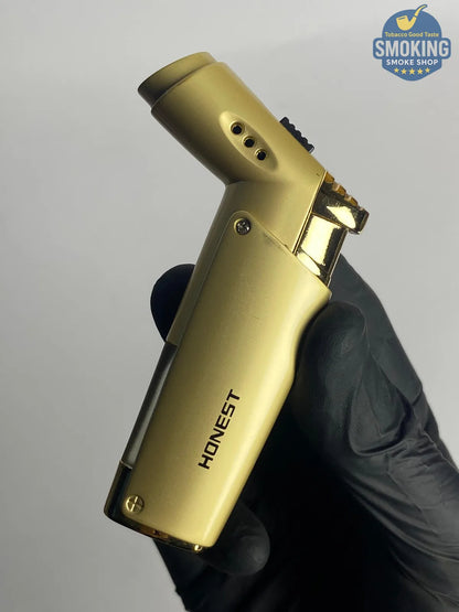 Single Torch Jet Lighter — ولاّعة تورش منفردة (ذهبي)