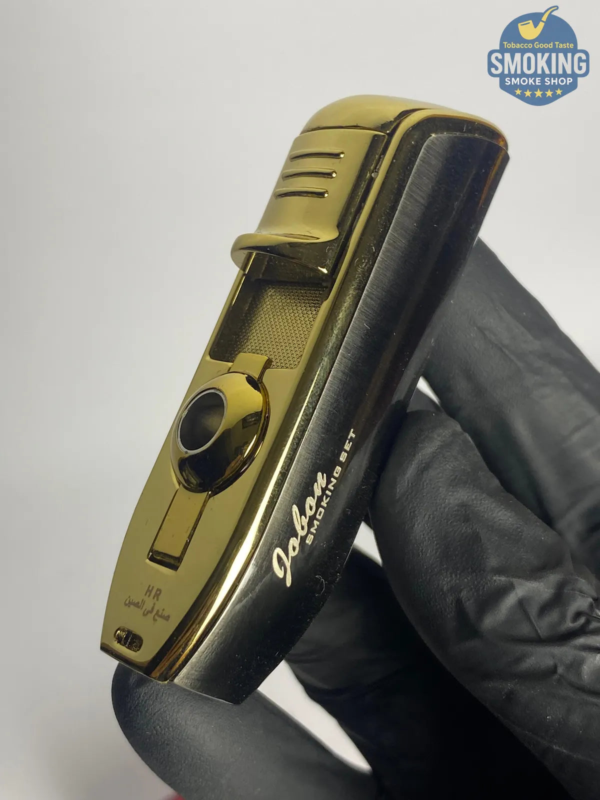 Jobon Triple Jet Cigar Lighter – ولاعة سيجار جوبون تورش ثلاثية مع سيجار بانش مدمج