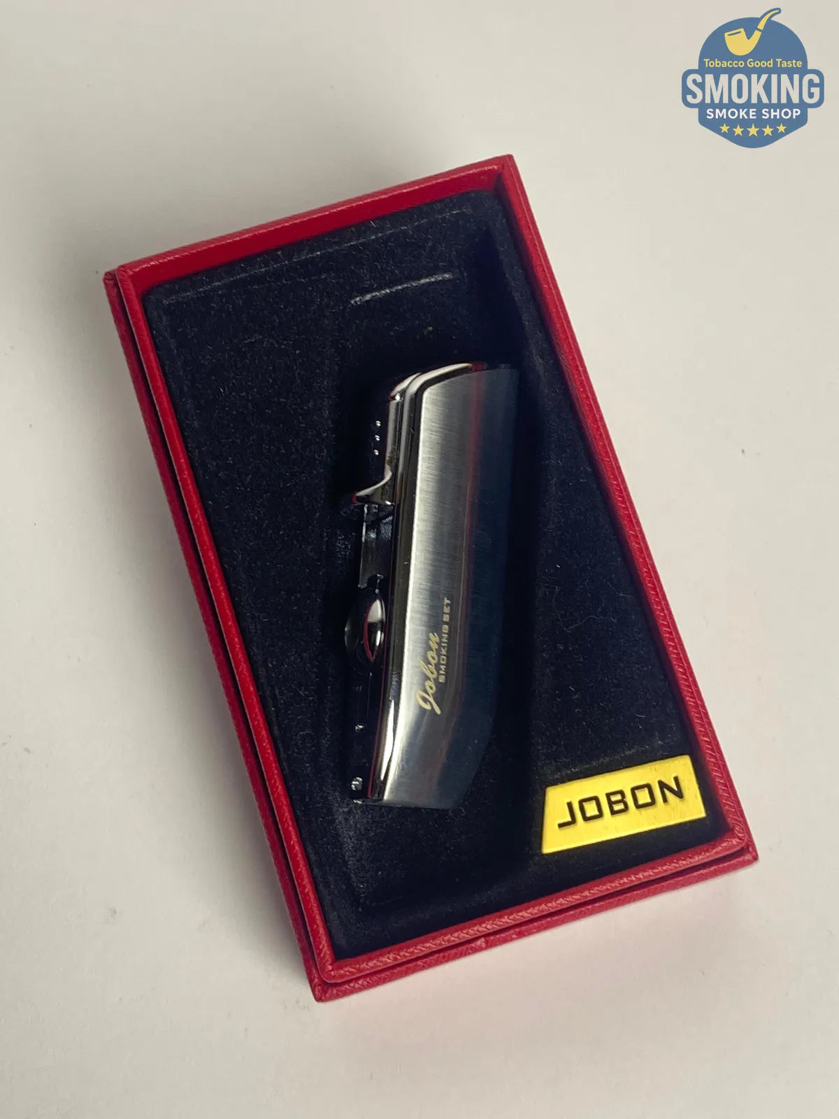 Jobon Triple Jet Cigar Lighter – ولاعة سيجار جوبون تورش ثلاثية مع سيجار بانش مدمج