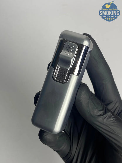 Quad Torch Cigar Lighter — ولاّعة سيجار رباعية الشعلة (فضّي)