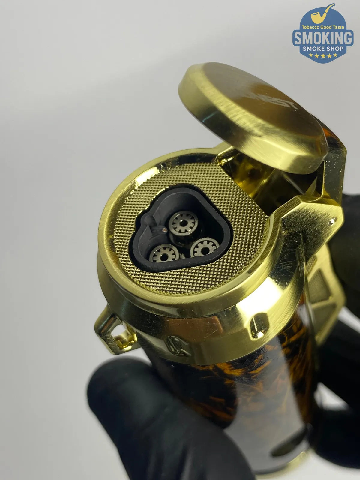 Dual-Function Cigar (Triple Jet ) LIGHTER — ولاّعة سيجار ثنائية الوظيفة (تورش ثلاثي )