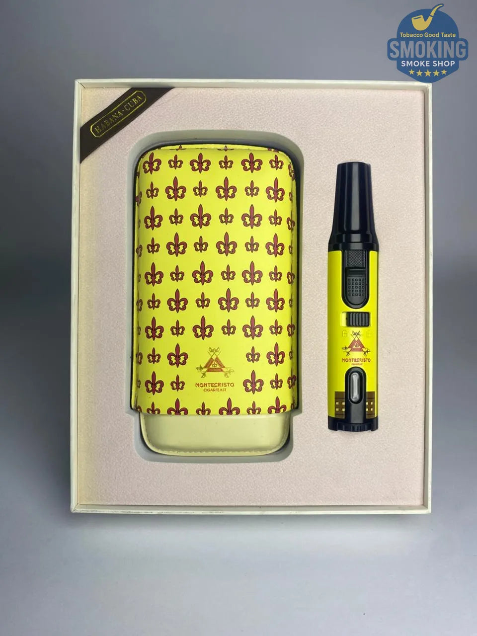 🔥 Montecristo Cigar Set _  طقم سيجار مونت كريستو فاخر متكامل