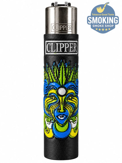 CLIPPER 5D Leather Reusable Lighter — ولاعة كليبر مكسوة جلد قابلة لإعادة التعبئة باشكال مثيرة