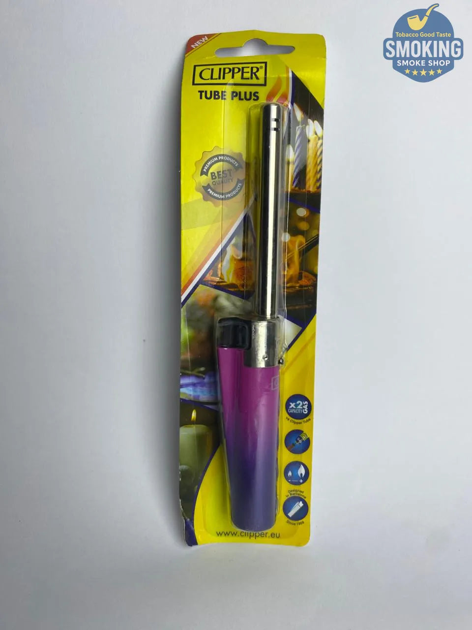 Clipper Tube Plus Refillable Utility Lighter — ولاعة كليبر تيوب بلس طويلة قابلة لإعادة التعبئة