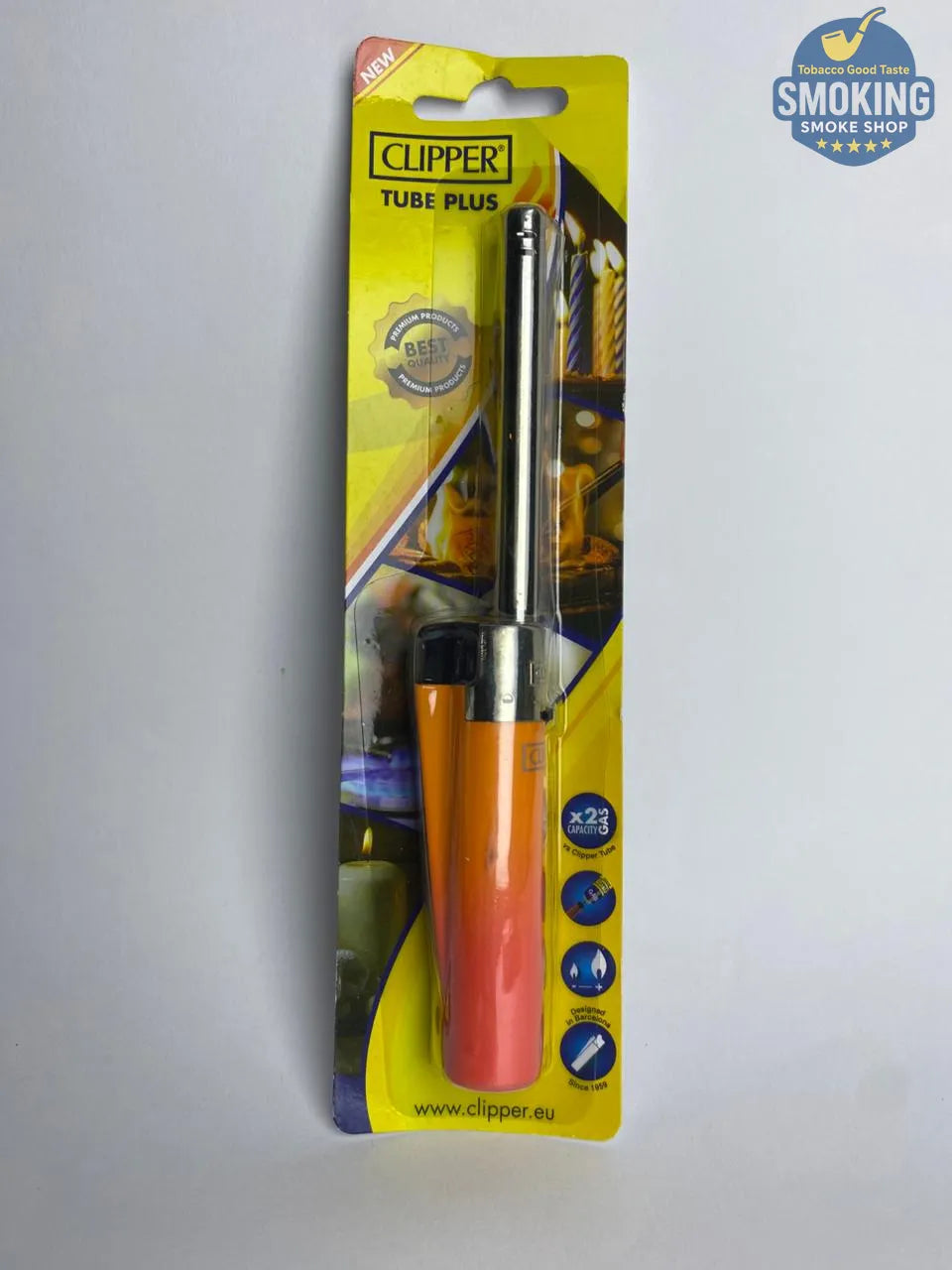 Clipper Tube Plus Refillable Utility Lighter — ولاعة كليبر تيوب بلس طويلة قابلة لإعادة التعبئة