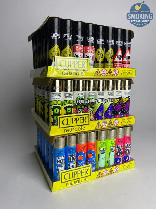 🔥  ولاعة كليبر كبيرة Clipper Reusable – تصميمات متنوعة ومميزة