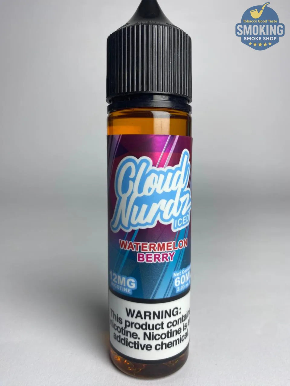 Cloud Nurdz Iced E-Liquid 60ML MTL 12 NIC —  كلاود نردز ليكويد سحبة سيجارة 12 نيكوتين المثلج 60 مل