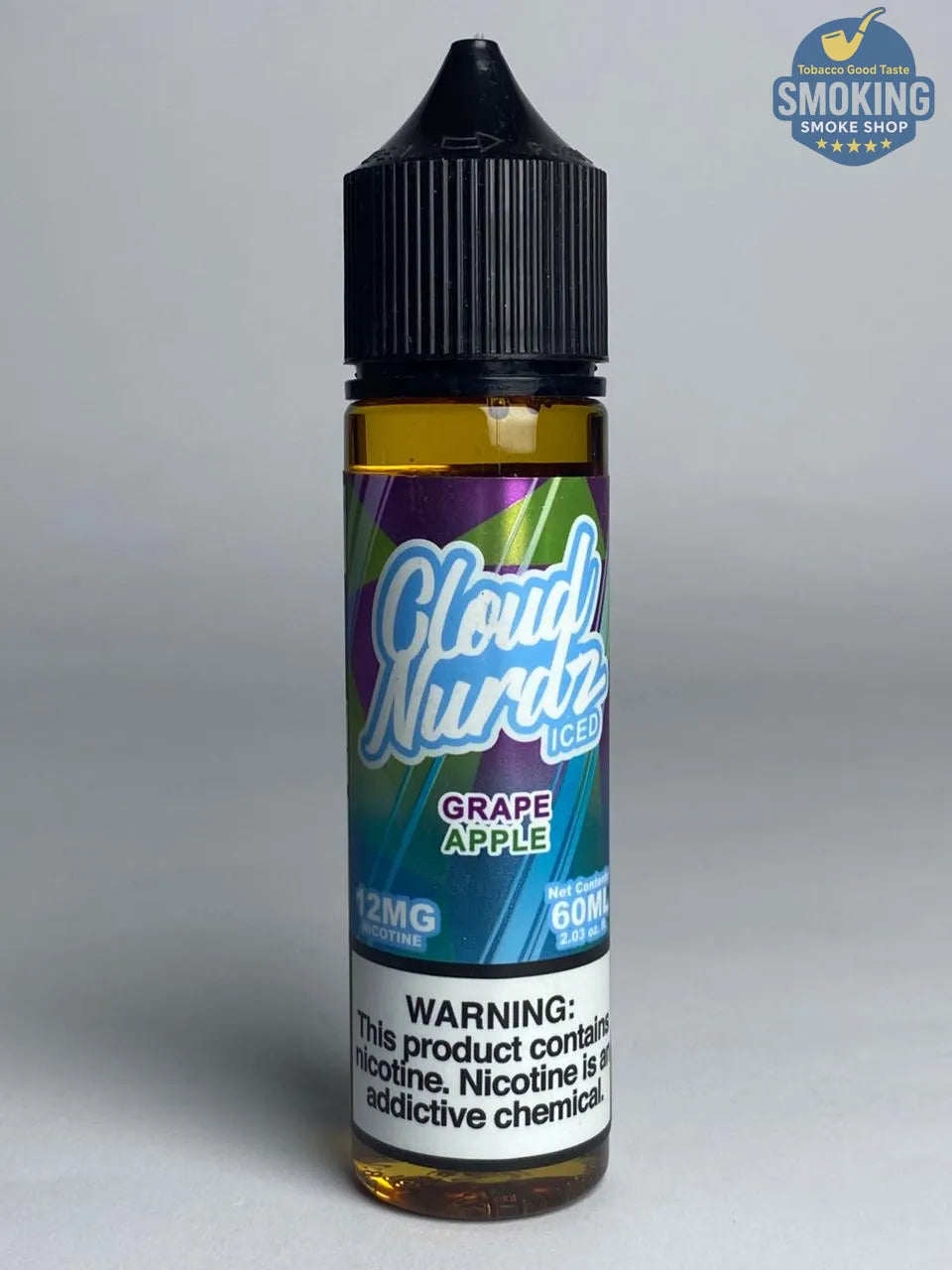 Cloud Nurdz Iced E-Liquid 60ML MTL 12 NIC —  كلاود نردز ليكويد سحبة سيجارة 12 نيكوتين المثلج 60 مل