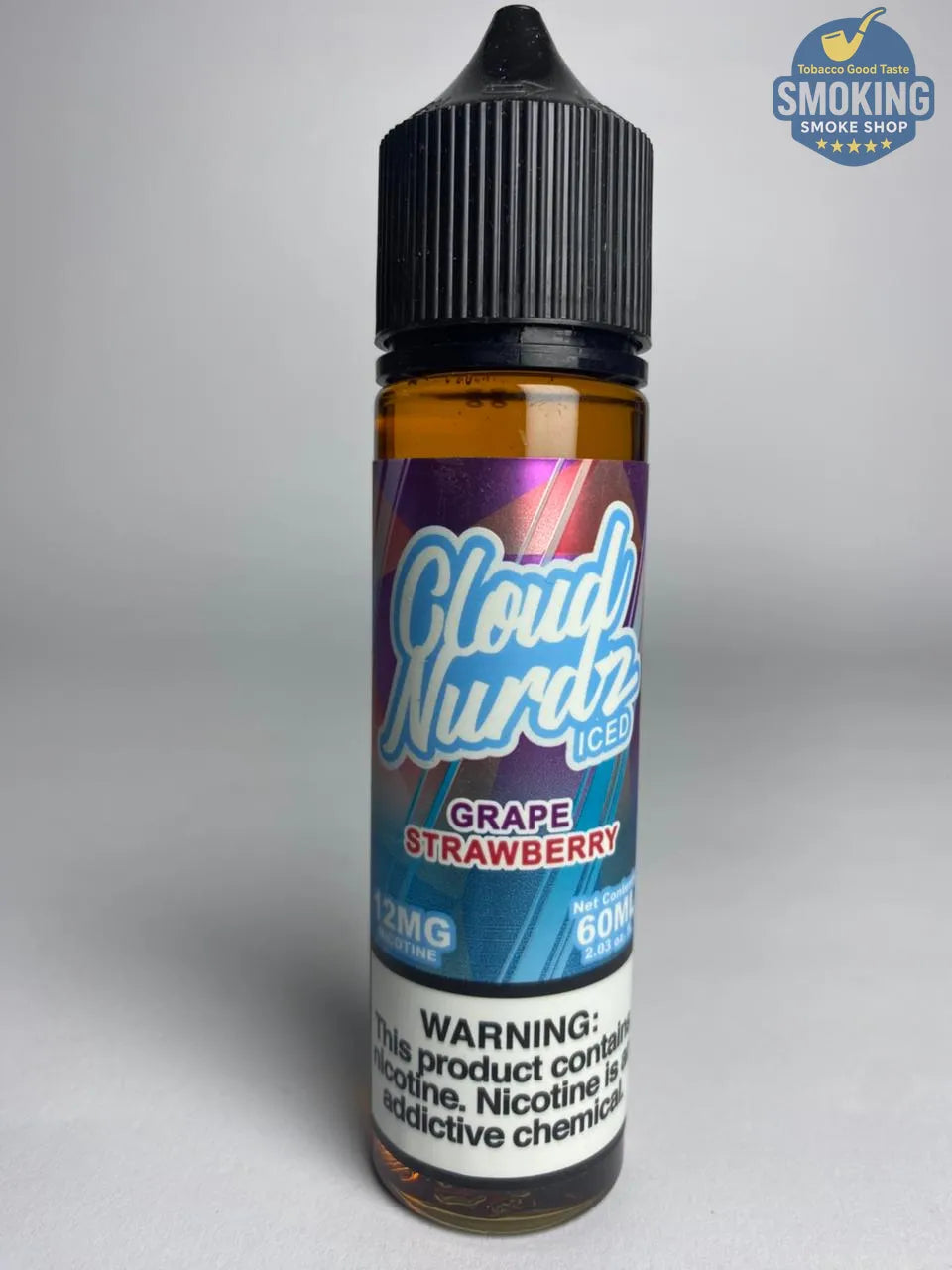 Cloud Nurdz Iced E-Liquid 60ML MTL 12 NIC —  كلاود نردز ليكويد سحبة سيجارة 12 نيكوتين المثلج 60 مل