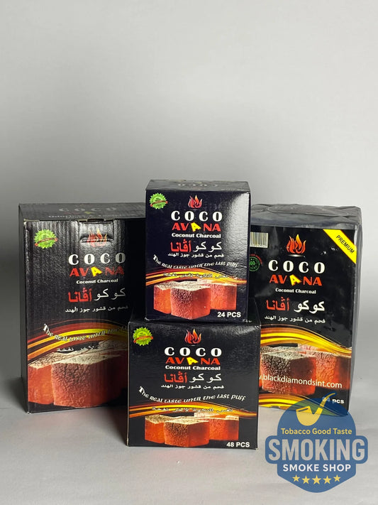 Coco Avana Shisha charcoal فحم كوكو افانا مكعبات كبيرة