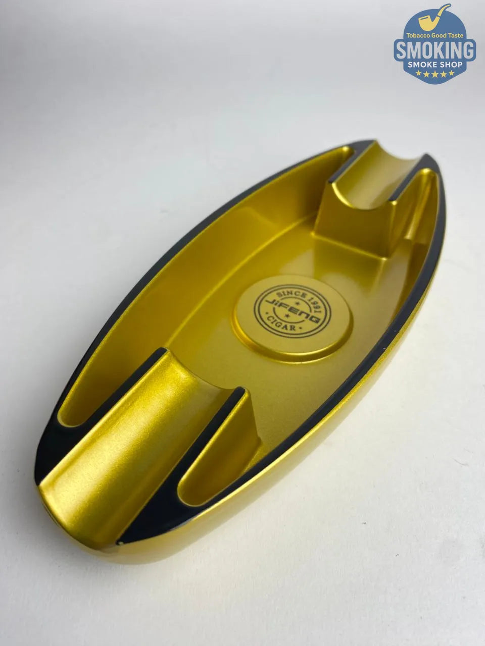 JIFENG Dual Cigar Ashtray — طفاية سيجار جيفينج مزدوجة فاخرة